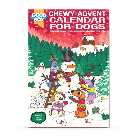 Good Boy Xmas Chewy Advent Calendar for Dogs 60g