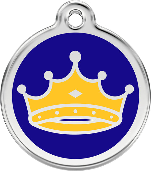 King's Crown - Red Dingo Engraved Cat/Dog Tag