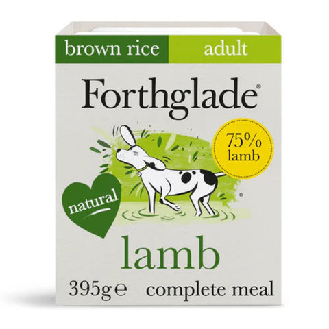 Forthglade Adult Lamb With Brown Rice & Vegetables Natural Wet Dog Food 395g x 12