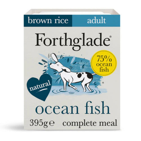 Forthglade Adult Ocean Fish With Brown Rice & Vegetables Natural Wet Dog Food 395g x 1