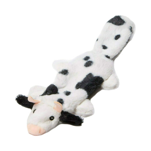 🚨 LAST CHANCE DEAL 🚨 AniMate Black & White Cow Friend Flat Dog Toy