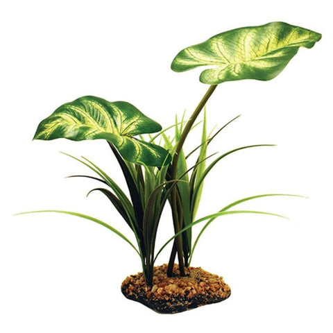 Komodo Broadleaf Canopy, 26cm (10"), Artificial Plant for Reptiles