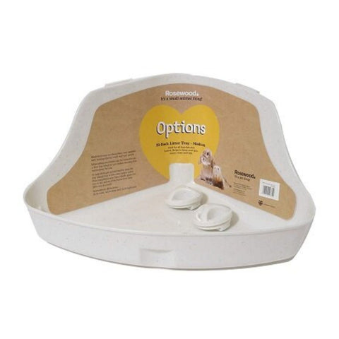 Rosewood Options Corner Litter Tray