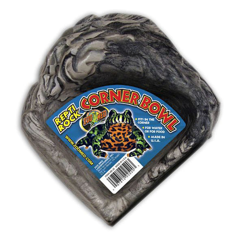 Zoo Med Repti Rock Corner Bowl, Small