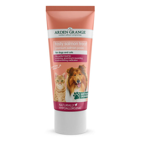 Arden Grange Tasty Salmon Treat Paste for Cats and Dogs 75g