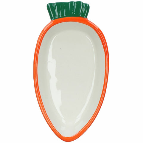 Happy Pet Carrot Shaped Small Animal Food Bowl