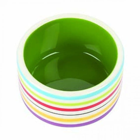 Happy Pet Rainbow Small Animal Food Bowl 7.5cm