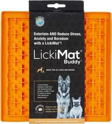 LickiMat Classic Buddy (Orange)