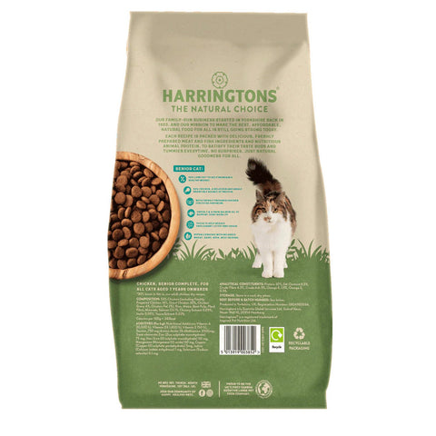 Harringtons Complete Senior Chicken Dry Cat Food 2kg